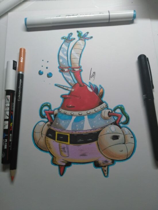 M. Krabs version Cyberpunk